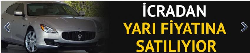 İcradan yarı fiyatına satılık Maserati