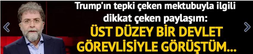 Ahmet Hakan'dan, dikkat çeken paylaşım