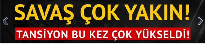 Savaş çanları çalıyor