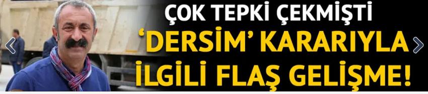 Tunceli Belediyesi'nin 
