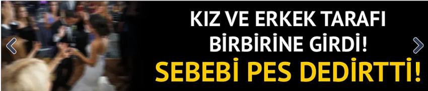 Kız ve erkek tarafı birbirine girdi! 