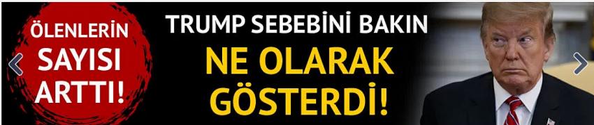 Ölenlerin sayısı arttı! Trump'tan 'akıl sağlığı' açıklaması