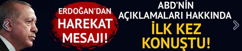 Cumhurbaşkanı Erdoğan'dan harekat mesajı!