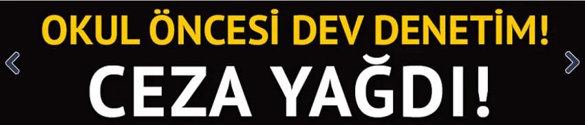 Okul kantinlerine sıkı denetim
