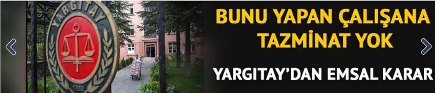 Dedikoducu işçiye tazminat yok
