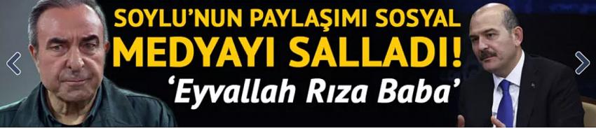 Soylu'dan 'Arka Sokaklar' paylaşımı