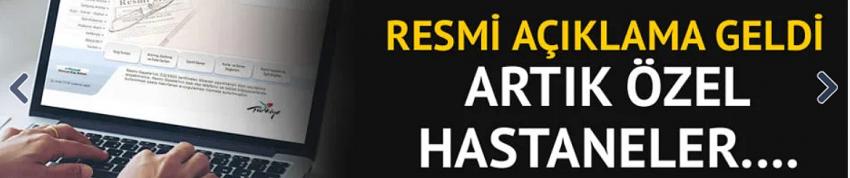 Özel Hastaneler Yönetmeliği'nde değişiklik
