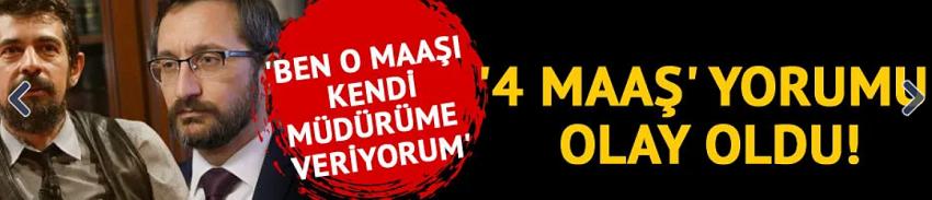 Okan Bayülgen'den '4 maaş' yorumu