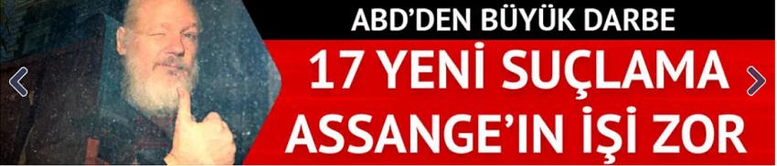 ABD'den Julian Assange'a 17 yeni suçlama