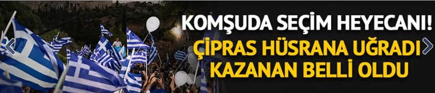 Yunanistan'da seçimin galibi Miçotakis