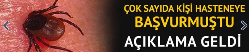 Kırım Kongo Kanamalı Ateşi hastalığıyla ilgili açıklama