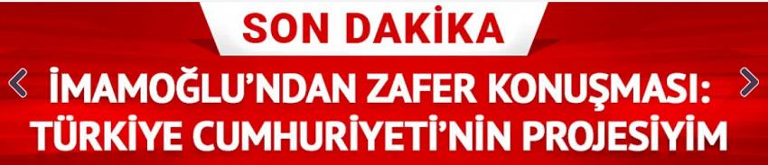 Ekrem İmamoğlu'ndan zafer konuşması