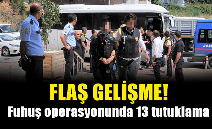 Bodrum'da 13 zanlıya tutuklama