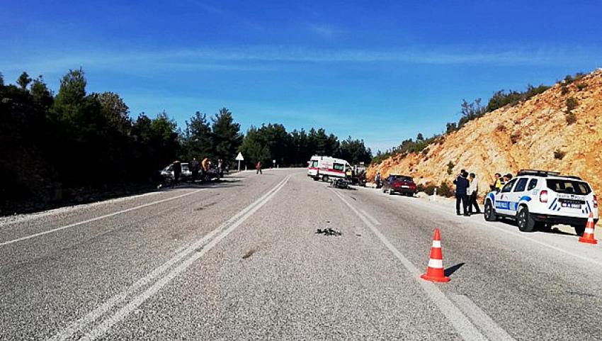 Seydikemer'de trafik kazası: 1 ölü, 2 yaralı