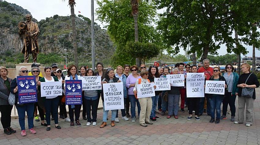 Ortaca'da çocuk istismarına tepki