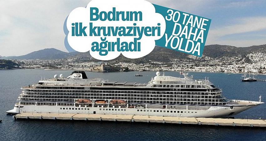 Bodrum'a sezonun ilk kruvaziyeri geldi