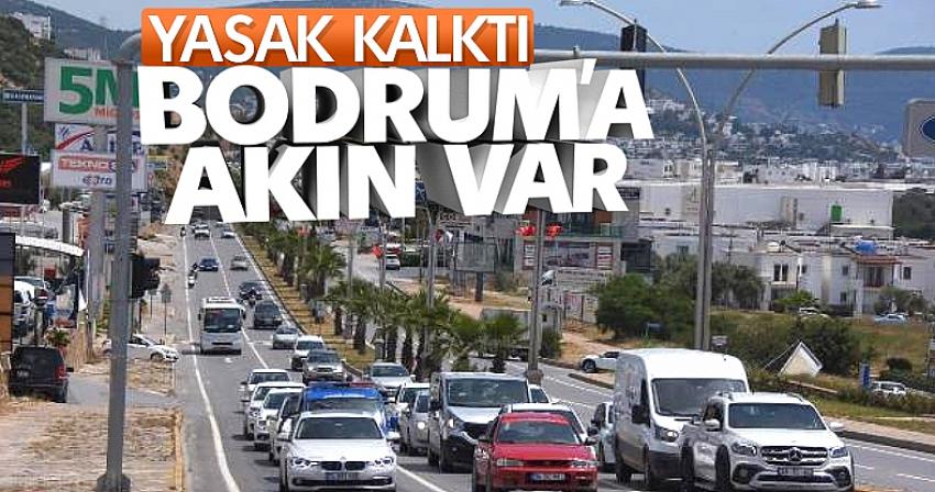 Bodrum'a binlerce araç giriş yaptı