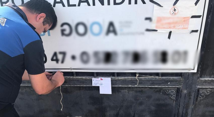 YASAĞA UYMAYAN İNŞAATLARA MÜHÜR