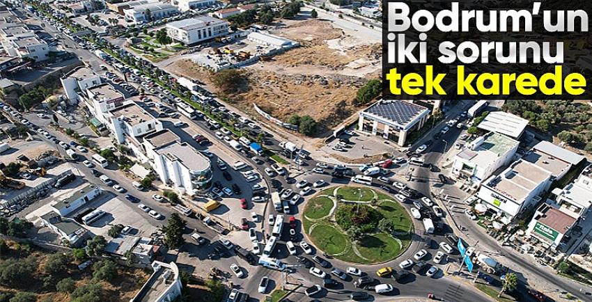 Bodrum’da ana isale hattı patladı: Trafik kilitlendi