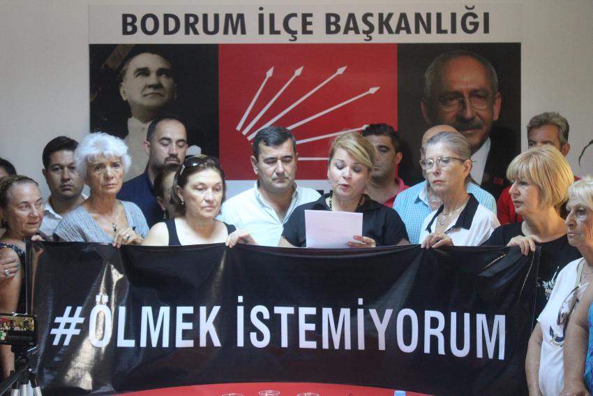 BODRUM’DAN EMİNE BULUT CİNAYETİNE TEPKİ