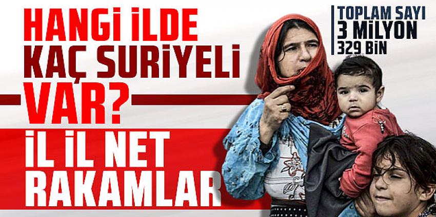 Muğla'da kaç Suriyeli var:  İl il Suriyeli sayısı