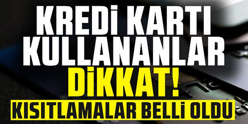 Kredi kartı kullananlar dikkat!