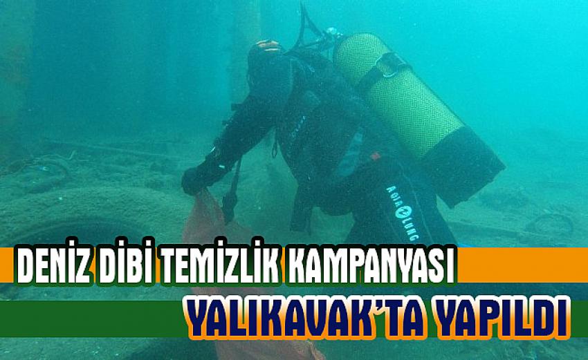 Yalıkavak’ta deniz dibi temizliği yapıldı