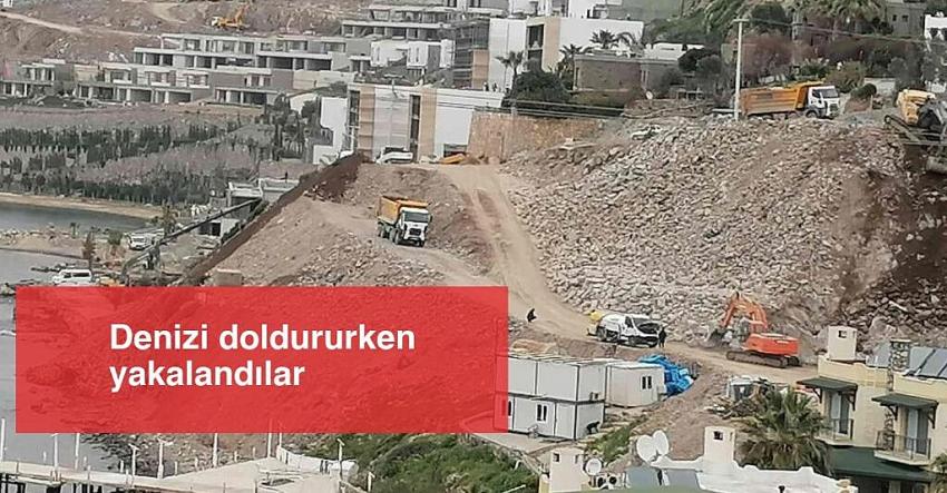 Denizi doldururken yakalandılar