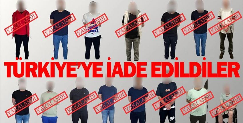 15 suçlu Türkiye