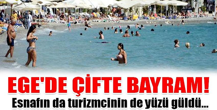 Güney Ege'de yerli turist turizmciye bayram ettirdi