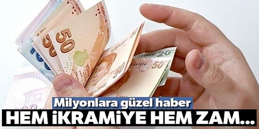 Emeklilere hem ikramiye hem de zam geliyor!
