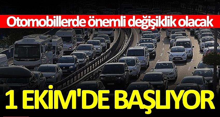  Otomobillerde önemli değişiklik