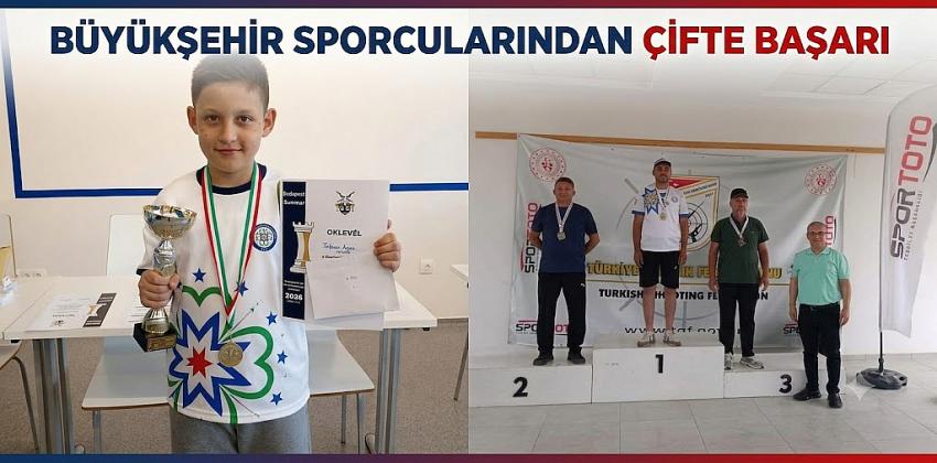 Muğla Büyükşehir Sporcularından Çifte Başarı