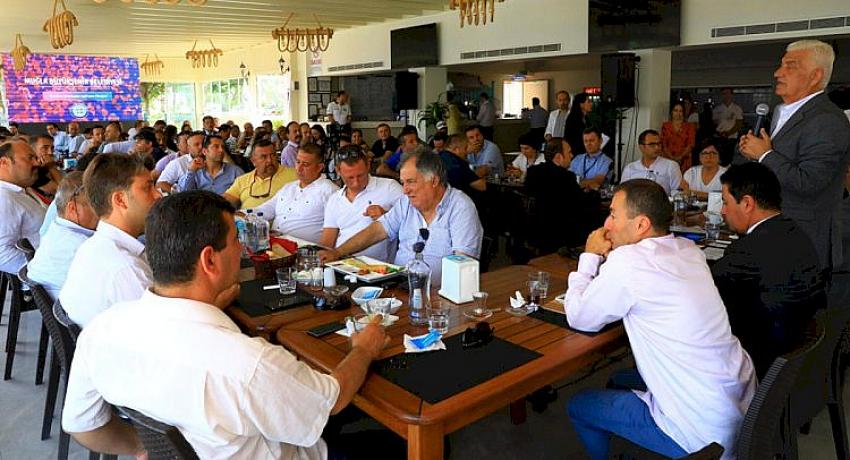 Başkan Gürün Bodrum Muhtarları ile Buluştu