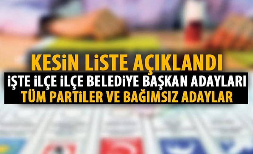 Muğla: Kesin Aday Listesi