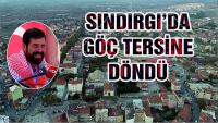 Balıkesir Sındırgı'da göç tersine döndü!
