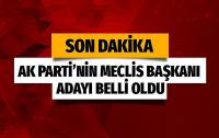 AK Parti'nin Meclis Başkanı adayı belli oldu