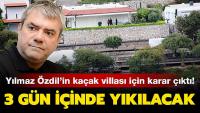 Yılmaz Özdil'in kaçak villası için karar çıktı