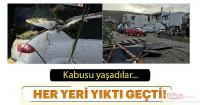 Fırtına Bodrum’u yıktı geçti