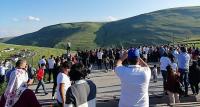 Atatürk Siluetini Alkışlarla İzlediler 