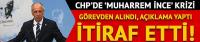 CHP'de Muharrem İnce krizi!