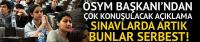 Sınavlarda çile bitiyor!