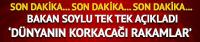 Soylu 'Bu rakamlar dünyanın korkacağı rakamlardır' dedi, tek tek açıkladı