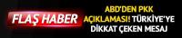 ABD'den terör örgütü PKK açıklaması