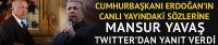 Erdoğan'ın açıklamalarına Mansur Yavaş'tan yanıt