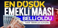 En düşük emekli aylığı belli oldu