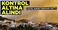 Büyük orman yangını kontrol altına alındı
