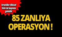 Kredi vaadiyle emeklileri dolandıran 85 zanlıya operasyon