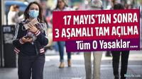 Tam kapanma sonrasında normalleşme sürecinin aşamaları