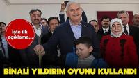Binali Yıldırım oyunu kullandı